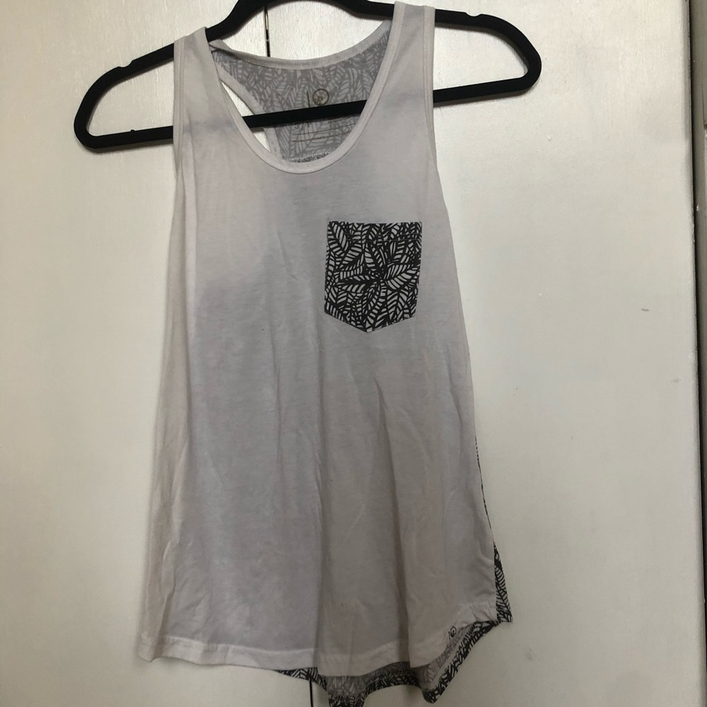 White and Black Tentree Tanktop